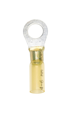 КЛЕММА КОЛЬЦЕВАЯ ТЕРМОУСАДОЧНАЯ ЖЕЛТАЯ М8ММ (аналог WURTH 0555511408)   бывший арт. 5997703218